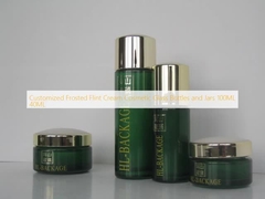 زجاجات زجاجية ومجاري زجاجية مخصصة 100ML 40ML